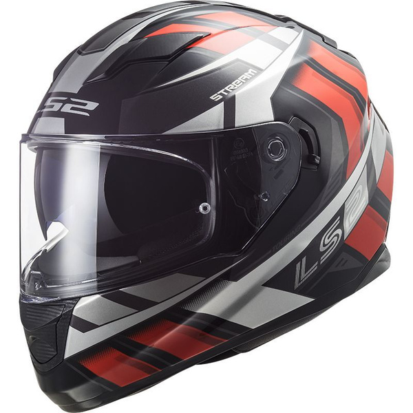 Шлем для мотоциклистов LS2 FF320 STREAM EVO LOOP Black Red S ...