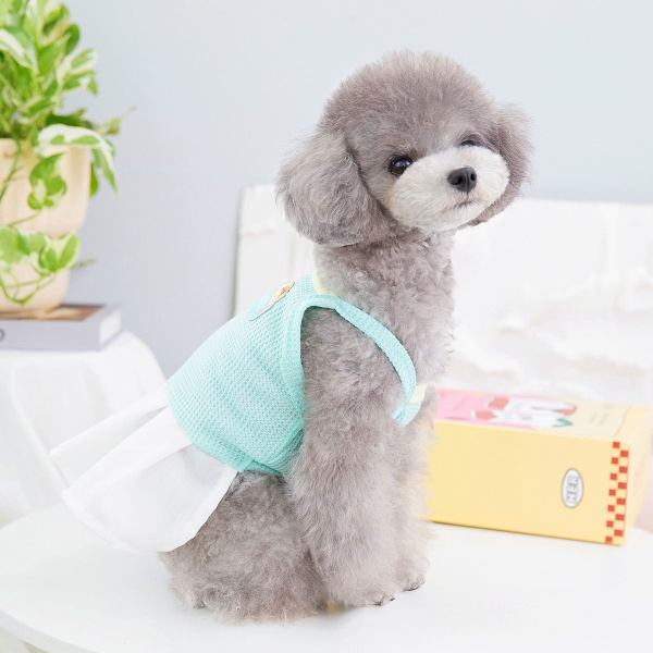 Платье для собак мелких пород Arnydog Happy Love голубое, размер L (30 ...