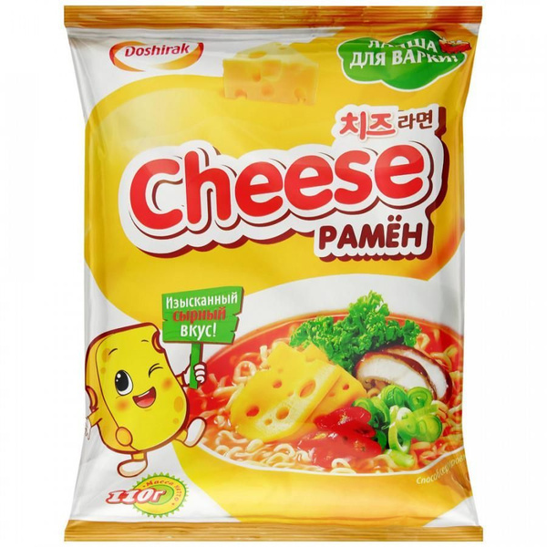 Доширак Лапша CHEESE рамен с сыром БРИКЕТ..В 1уп 20шт по 110гр - купить ...
