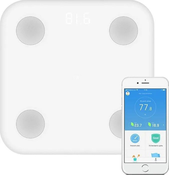 Напольные весы Xiaomi Mi Body Composition Scale 2 ., белый купить по ...