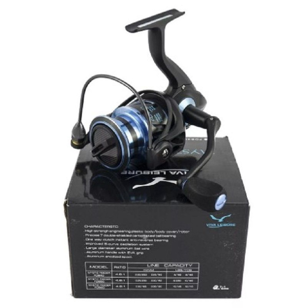 Катушка Viva Mystic Feeder, Безынерционная, 4000, Передний фрикцион ...
