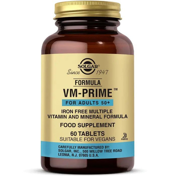 Солгар ВМ Прайм возраст 50+ 60 таблеток / Solgar VM Prime 50 Ya + 60 ...