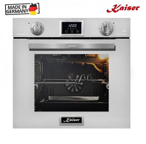 Характеристики Газовый духовой шкаф 60 см Kaiser Grand Chef EG 6374 W ...