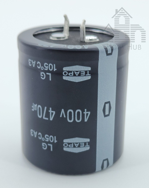 Электролитический конденсатор 470mf(мкф), 400V, 35x40, 105 градусов ...