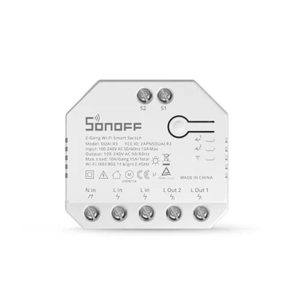 SONOFF DUAL R3 WIFI реле умный выключатель Для электрических штор ...