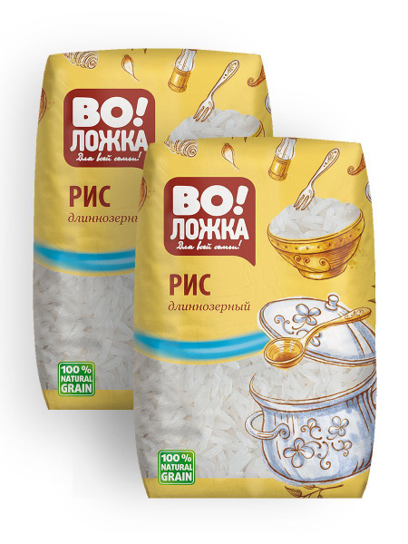 Рис длиннозерный 2 шт по 800г. - купить с доставкой по выгодным ценам в ...
