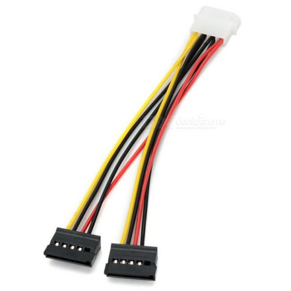 Cablecc IDE на двойной SATA II 15-контактный Y-разветвитель 10 см ...