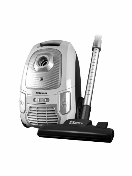 Бытовой пылесос с мешком Sakura SA-8316W 2400Вт регулировка мощности ...