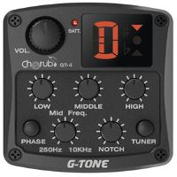 Cherub GT-4 Гитарный эквалайзер цифровой 3-х полосный с тюнером и ...