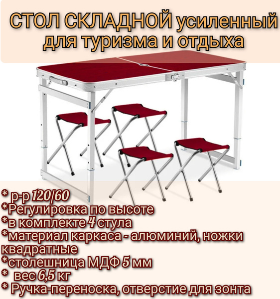 Стол туристический озон