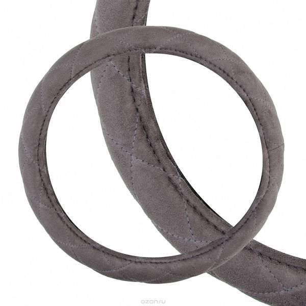 Оплётка руля Skyway замша Серая с прострочкой ECO (M) - купить по ...