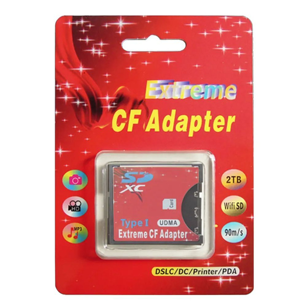 Адаптер для карты памяти. CF на SD карты (с поддержкой SD WI-FI ...