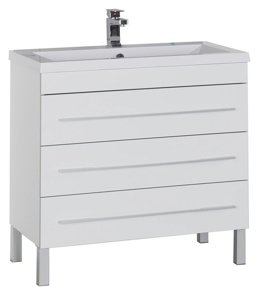 Aquanet Тумба с раковиной, 90х48х87 см, Aquanet Верона - купить с ...