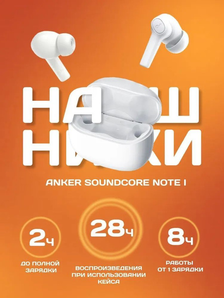 Наушники Внутриканальные soundcore Note i -XQ-0809 - купить по ...