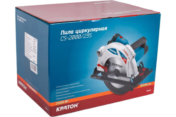 Пила циркулярная Кратон CS-2000/235 - купить в интернет-магазине OZON с ...