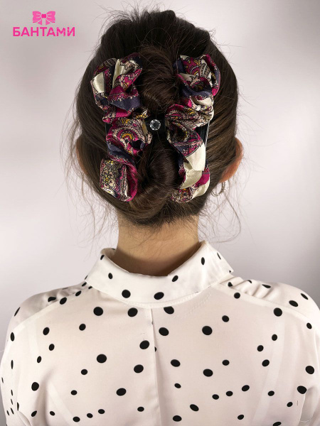 Женская атласная заколка-гребень для волос зажим на голову монтара ...