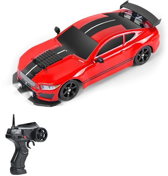 Радиоуправляемая машина для дрифта HB Ford Mustang (4WD, свет, пар, акб ...