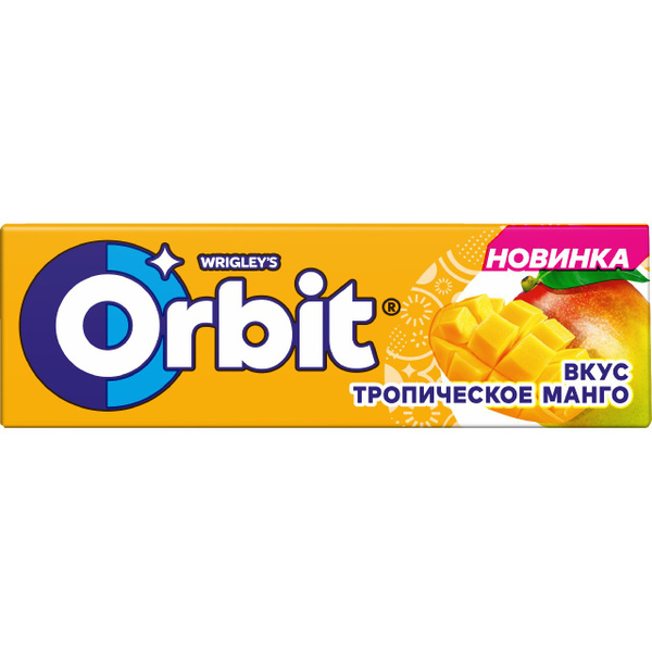 Жевательная резинка Orbit Тропическое манго, 14г - 10 шт. - купить с ...
