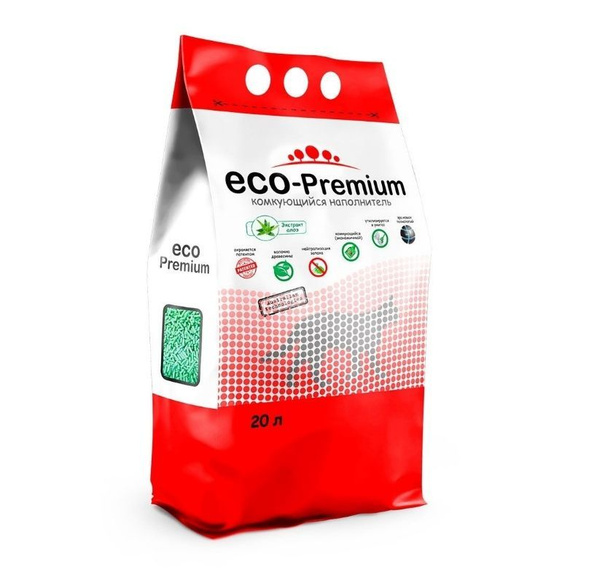 Eco Premium комкующийся Алоэ 20л - купить с доставкой по выгодным ценам ...