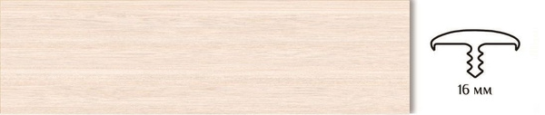 Мебельный Т-образный профиль(5 метров) кант на ДСП 16мм, врезной, цвет ...