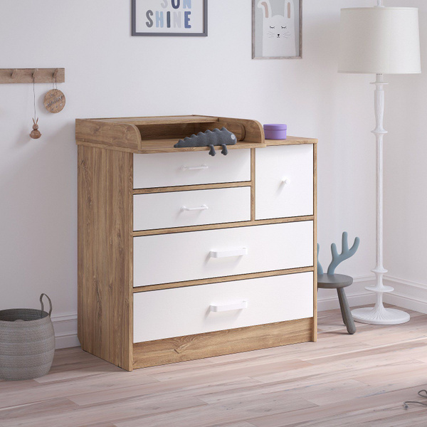 Пеленальный комод для новорожденных Атон Сириус Norman Wood 905 с ...