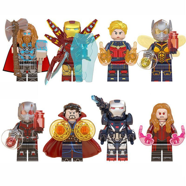 8 деталей Минифигурки Марвел DC Super Heroes /Мстителей Железный Лига ...