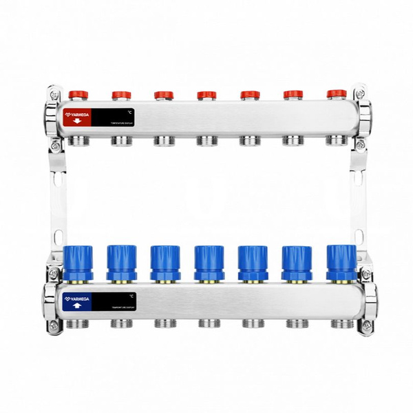 Распределительный коллектор (группа) для отопления Varmega VM15507 ВР 1 ...