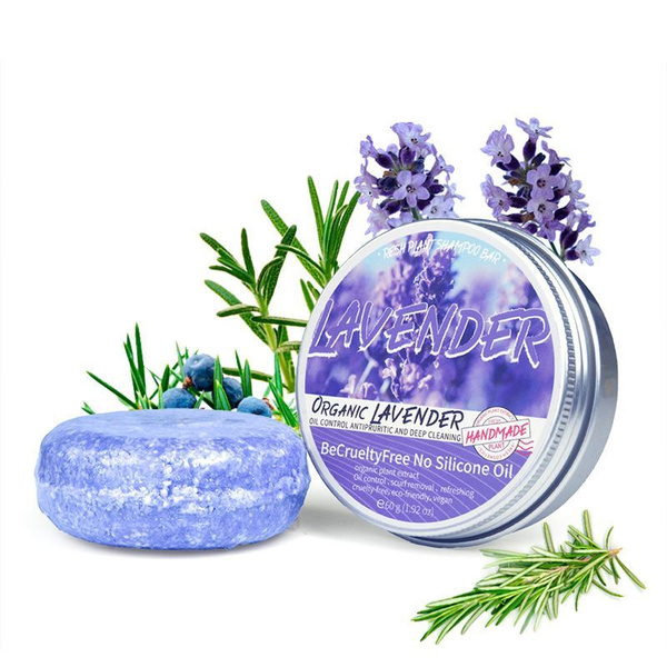 ORGANIC Lavender Твердый шампунь для волос с лавандойТвердый шампунь ...