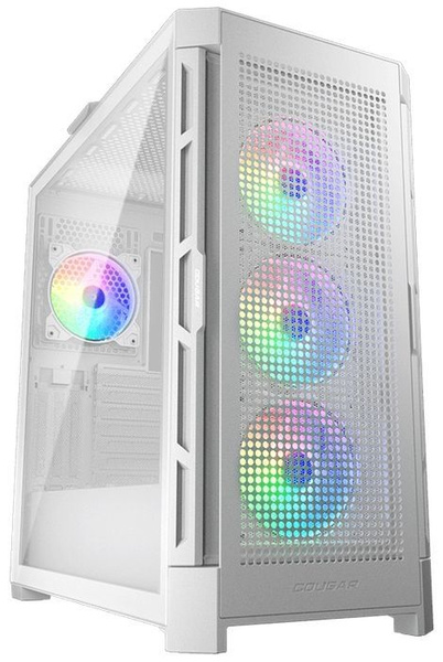 Cougar duoface rgb как снять переднее стекло Компьютерный корпус Cougar Airface Pro RGB White - купить с доставкой по выгодны