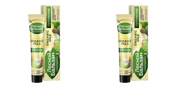 Лесной бальзам Зубная паста ORGANIC OILS Алоэ 75мл, 2 шт./ - купить с ...