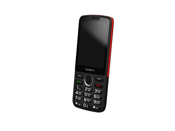 Мобильный телефон Texet TM-B307, черный, красный - купить по выгодной ...