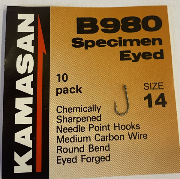 Kamasan B980 Hooks - Size: 16