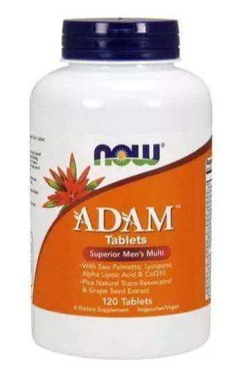 Витамины для мужчин NOW ADAM Male Multi 120 tabs - купить с доставкой ...