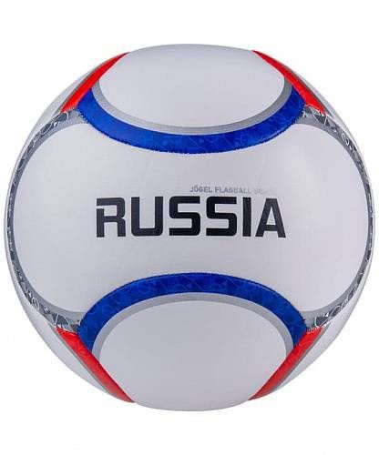 Футбольный мяч JOGEL Flagball Russia №5, 5 размер, белый купить по ...