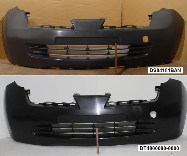 Бампер передний для Ниссан Марч К12 2002-2005, Nissan March K12 бампер ...