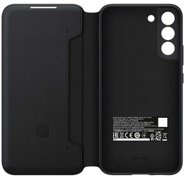 Чехол для Samsung Galaxy S22+ Smart LED View Cover (С Анимацией), Black ...