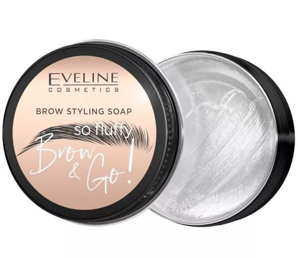 Eveline Cosmetics Мыло для укладки бровей Brow Styling Soap, BROW & GO ...