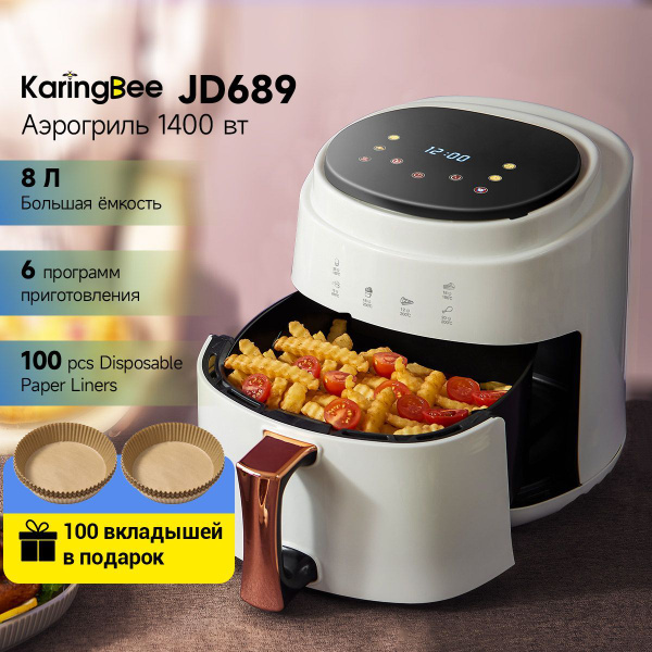 Аэрофритюрница KaringBee JD689, черный JD689 черный купить по низкой цене в ин