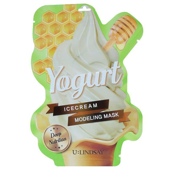 LINDSAY двухступенчатые моделирующие альгинатные маски Lindsay Yogurt ...