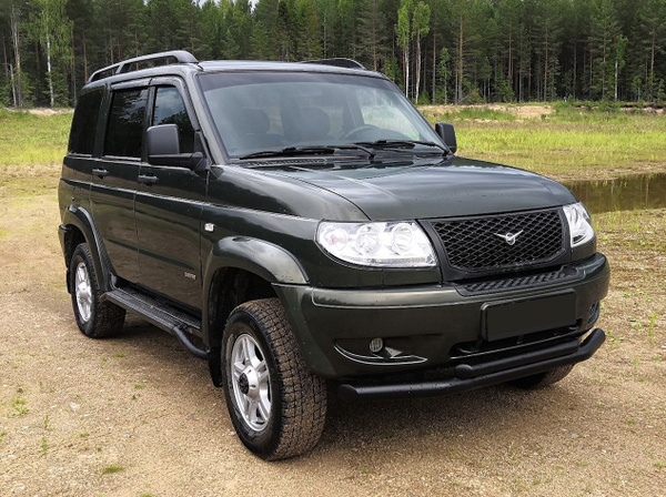 Бампер передний УАЗ Патриот до 2014г.в. неокрашенный стандарт - купить ...