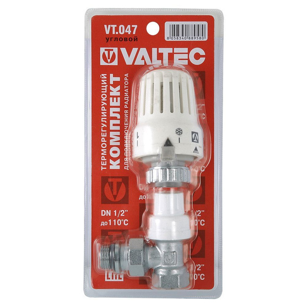 Терморегулятор радиаторный угловой Valtec, 1/2" - купить в интернет ...