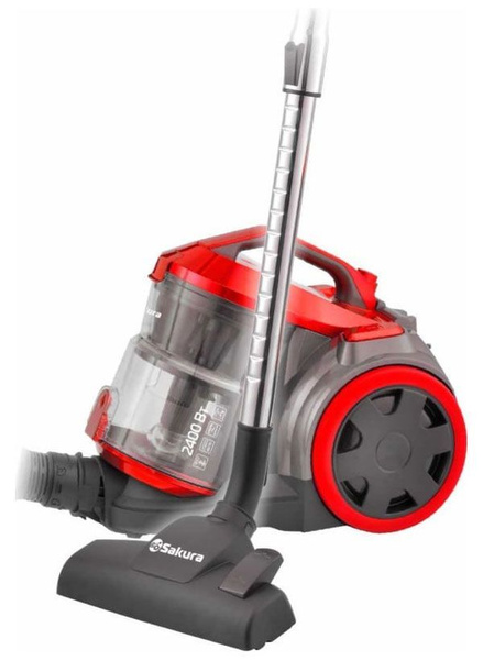 Бытовой пылесос Sakura SA-8315R, красный, черный - купить по низким ...