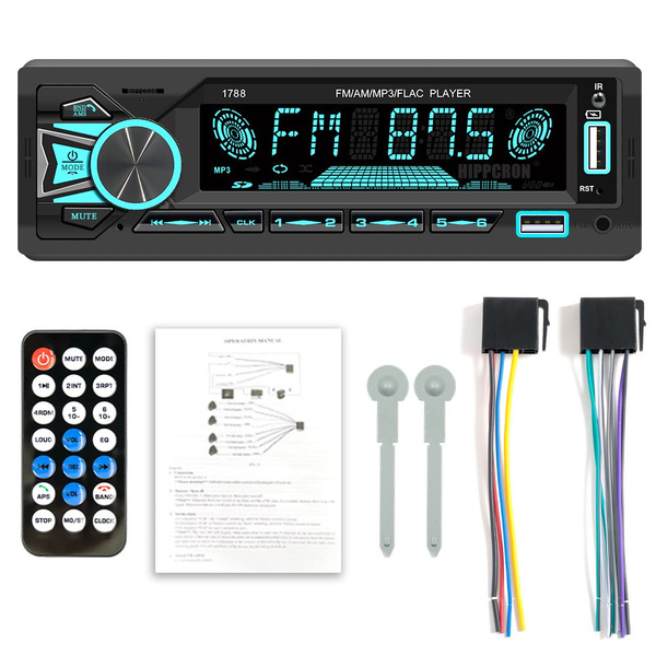 Автомобильный радиоприемник SINOVCLE, 1din Srereo, Bluetooth, MP3-плеер ...