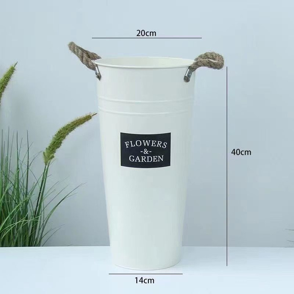 2 в 1 Большая подставка для зонтов ведро для цветов.40cm, черный ...