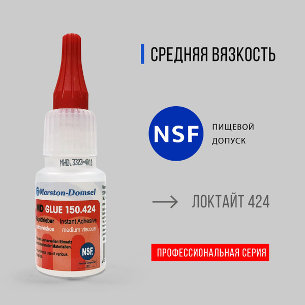 Клей для стекла, керамики, металла цианоакрилатный 20 г - купить с ...