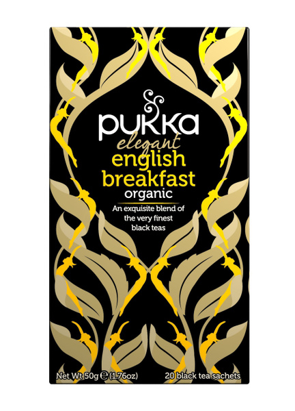 Чай черный Pukka Elegant English Breakfast, 20 пакетиков, 50 г (из ...