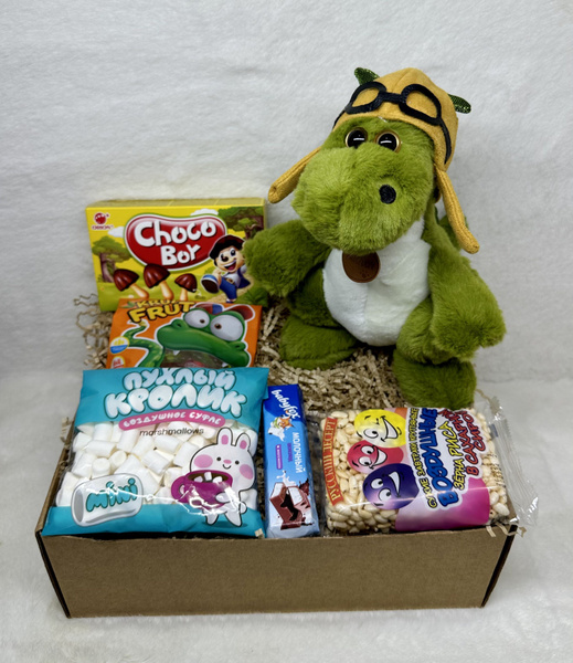 Подарочный набор, сюрприз бокс, для мальчика, для девочки, мягкая ...