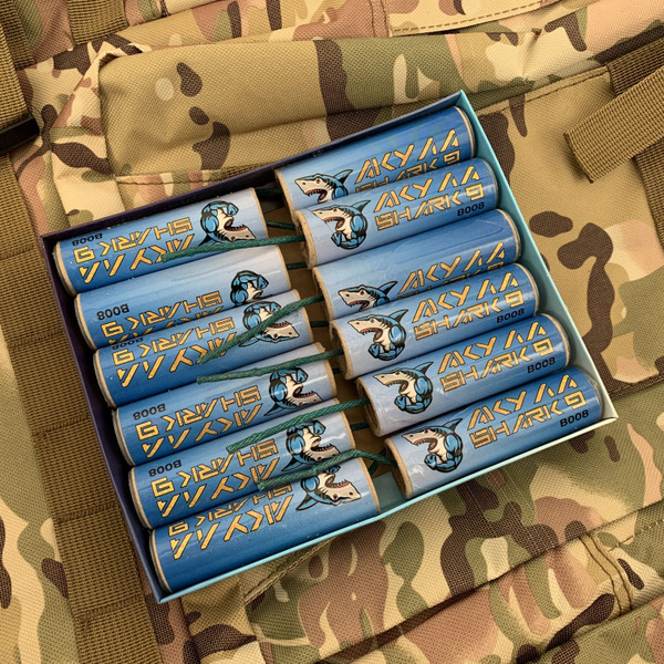 Мощные петарды "АКУЛА SHARK 9" . Петарда Акула Шарк 9, корсар-10 ...