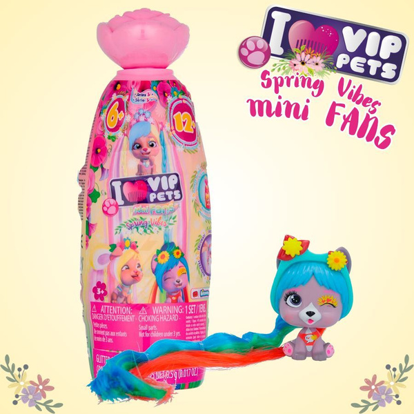 Игровой набор с куклой Вип петс vip pets mini fans SPRING VIBES ...