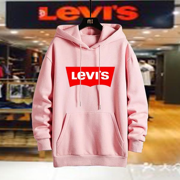 Levis pink sales hoodie mens